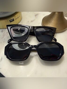 Black Oversized Sunglasses Bundle